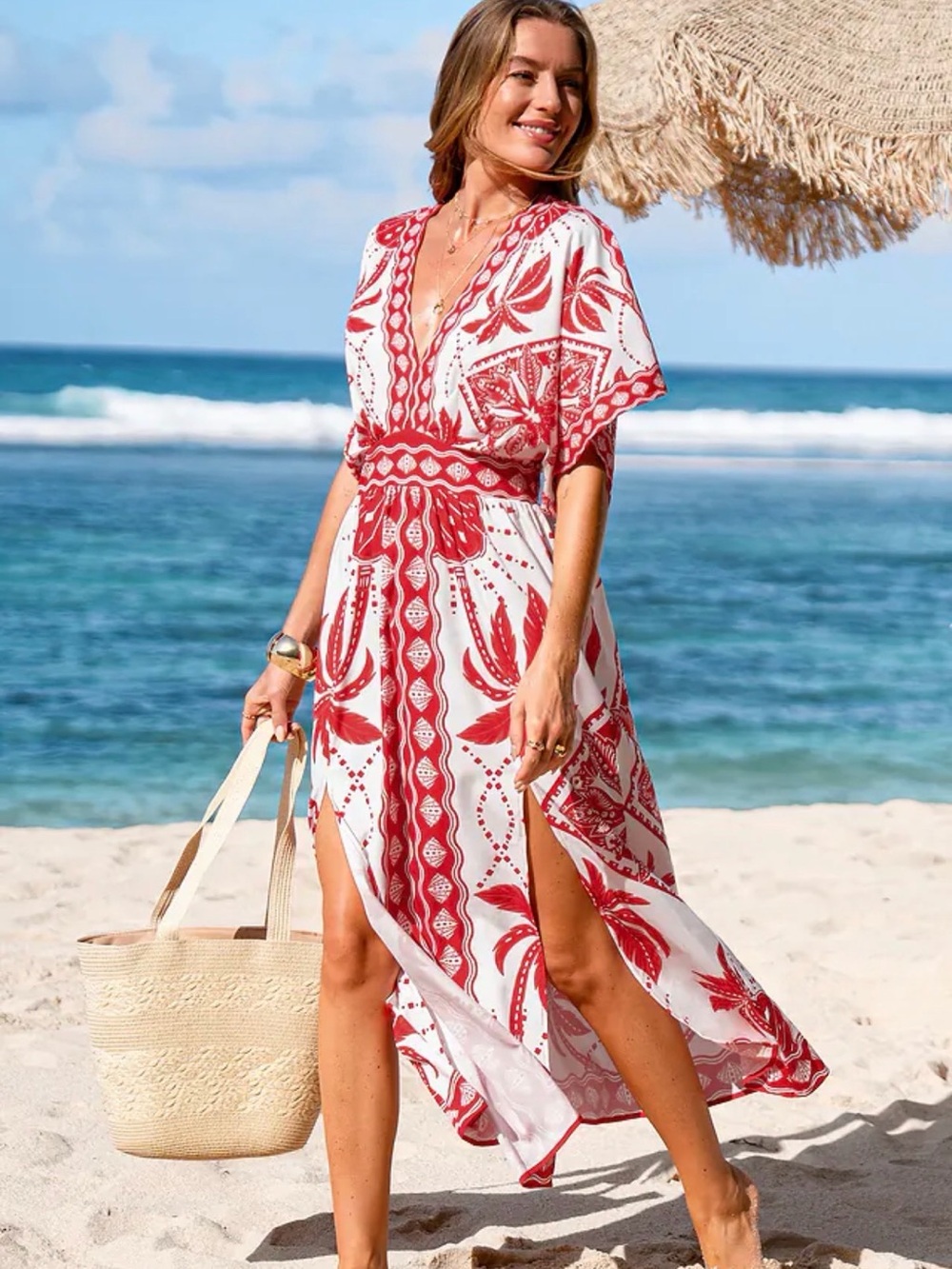 Cupshe Sahara Soul Maxi Dress
